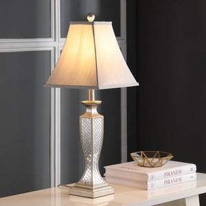 Lighting 28-inch Mirror Mosaic Table Lamp (Set of 2) - 11"x11"x28"