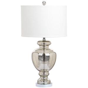 Lighting 28-inch Morocco Mercury Glass Table Lamp - 15"x15"x28"