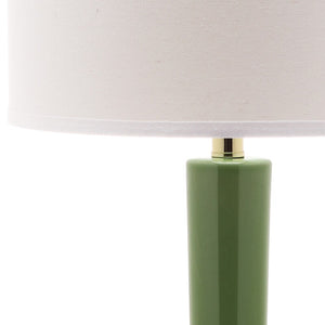 Lighting 31-inch Mae Long Neck Ceramic Green Table Lamp (Set of 2) - 14"x14"x30.5"