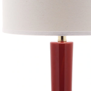 Lighting 31-inch Mae Long Neck Ceramic Red Table Lamp (Set of 2) - 14"x14"x30.5"