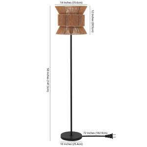 Lighting 60-inch Boyer Floor Lamp - 14" W x 14" D x 60" H