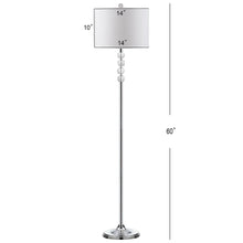 Lighting 60-inch Crystal Vendome Floor Lamp - 14"x14"x60"