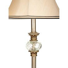Lighting 61-inch Antiqued Floral Wood Floor Lamp - 13"x13"x61"
