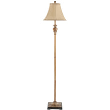 Lighting 61-inch Eastham Gold Silk Floor Lamp - 13"x13"x61"