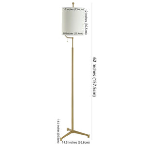 Lighting 62-inch Ezekiel LED Floor Lamp - 14.5" x 14.5" x 62"