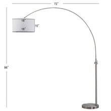 Lighting 86-inch Ascella Arc Floor Lamp - 72"x18"x86"