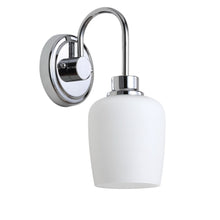 SAFAVIEH Lighting Casen 1-light Chrome LED Bathroom Sconce - 4.8"x7.5"x12"