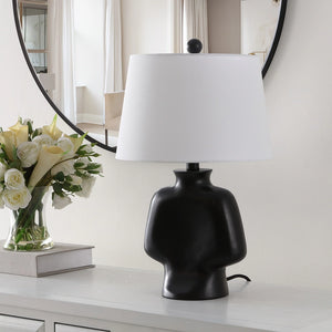 Lighting Johari Modern 20-inch Table Lamp - 12 in. W x 12 in. D x 20 in. H