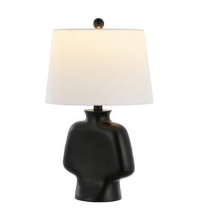 Lighting Johari Modern 20-inch Table Lamp - 12 in. W x 12 in. D x 20 in. H