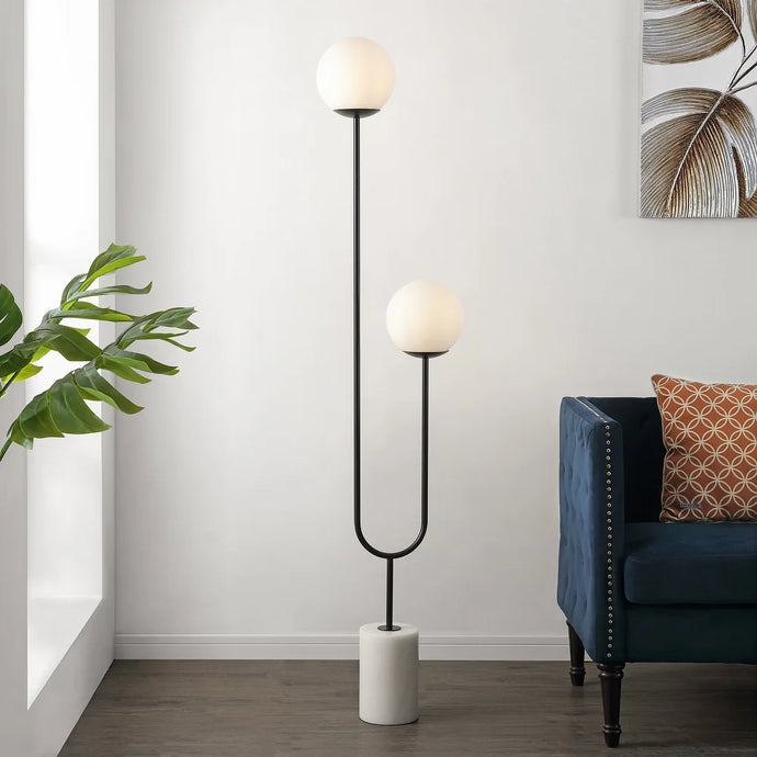 Lighting Leif Modern Orb 68-inch 2-light Floor Lamp - 15