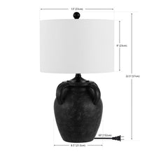 Lighting Rhynne Modern 23-inch Table Lamp - 13 in. W x 13 in. D x 23 in. H