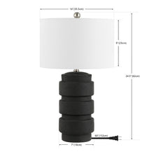 Lighting Sero Modern 25-inch Table Lamp - 14 in. W x 14 in. D x 25 in. H