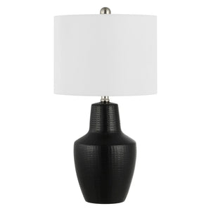 Lighting Voetta Modern 23-inch Table Lamp - 12 in. W x 12 in. D x 23 in. H