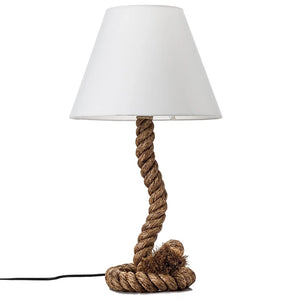 SB Modern Home Nautical Pier Large Rope Table Lamp