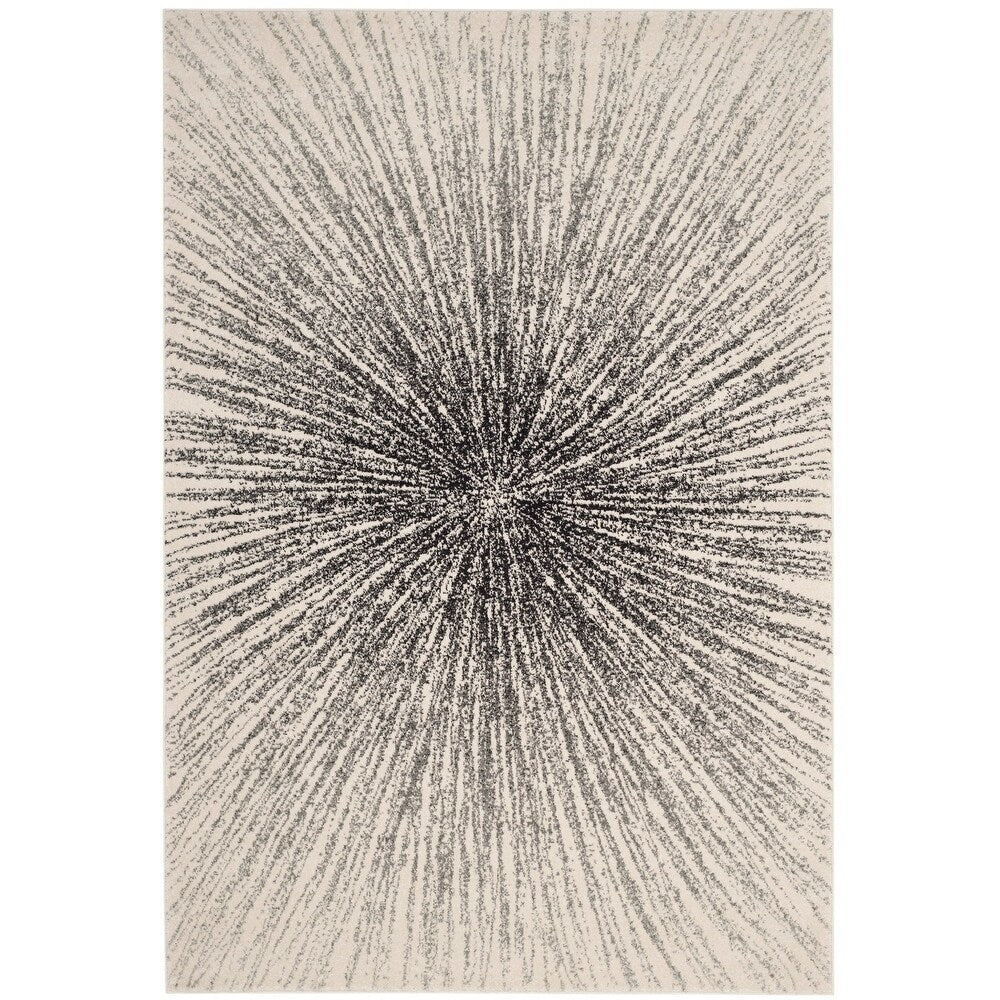 Modern Vintage Tufting Black White Rug │ Soft Aesthetic Floor Carpet D –  Besontique