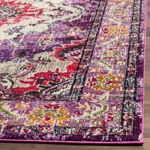 Distressed Violet Fuchsia Soft Area Rug