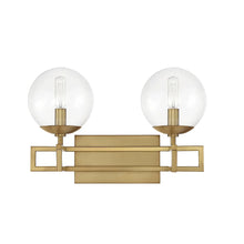 Savoy House Crosby 2-Light Bathroom Vanity Light in Warm Brass