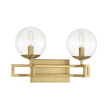 Savoy House Crosby 2-Light Bathroom Vanity Light in Warm Brass