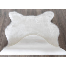 Andral White Faux Sheepskin Soft Fluffy Soft Area Rug