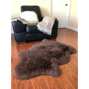 Nansen Luxurious Faux Sheepskin Pelt Shag Soft Area Rug