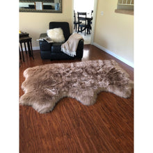 Nansen Luxurious Faux Sheepskin Pelt Shag Soft Area Rug