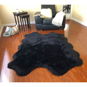 Nansen Luxurious Faux Sheepskin Pelt Shag Soft Area Rug