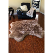 Nansen Luxurious Faux Sheepskin Pelt Shag Soft Area Rug