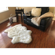 Nansen Luxurious Faux Sheepskin Pelt Shag Soft Area Rug