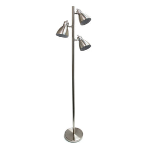 Simple Designs Metal 3-light Tree Floor Lamp