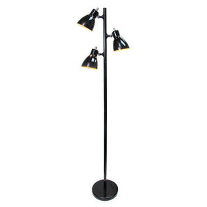 Simple Designs Metal 3-light Tree Floor Lamp