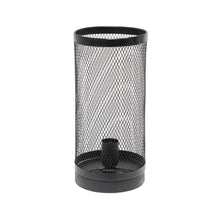 Simple Designs Mesh Cylindrical Steel Table Lamp