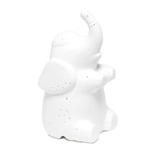 Simple Designs Porcelain Elephant Shaped Table Lamp - 4.56"L X 4.01"W X 8.18"H