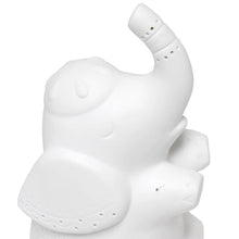 Simple Designs Porcelain Elephant Shaped Table Lamp - 4.56"L X 4.01"W X 8.18"H