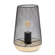 Simple Designs Wired Mesh Uplight Table Lamp