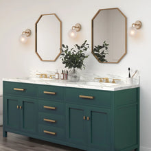 Siya Modern 3/2/1 Frosted Glass Bathroom Vanity Lights Romantic Gold Statement Wall Sconces