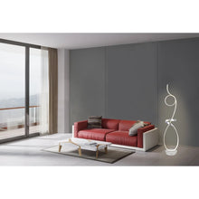 Symphonie 68W Unique Modern Design Led Floor Lamp, Anodize aluminum - 63.00