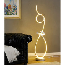 Symphonie 68W Unique Modern Design Led Floor Lamp, matte white - 63.00