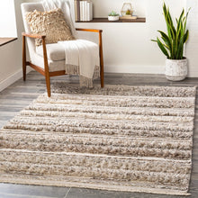 Striata Global Wool/Viscose Hand-Woven Area Soft Rug