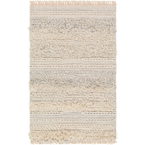 Striata Global Wool/Viscose Hand-Woven Area Soft Rug