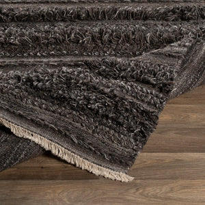 Striata Global Wool/Viscose Hand-Woven Area Soft Rug