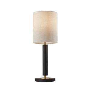 Strick & Bolton Daniela Satin Steel Table Lamp