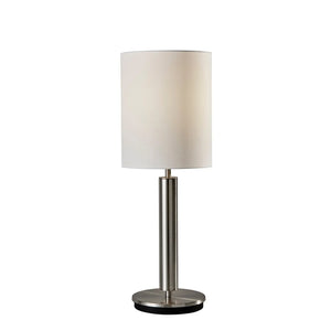 Strick & Bolton Daniela Satin Steel Table Lamp