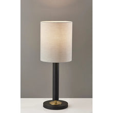 Strick & Bolton Daniela Satin Steel Table Lamp