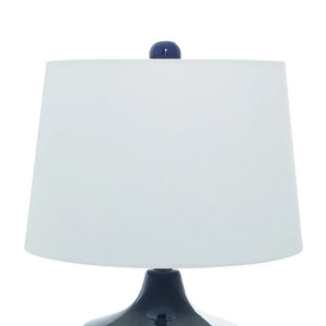 Blue Porcelain Traditional Table Lamp (Set of 2) - 15 x 24