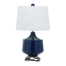 Blue Porcelain Traditional Table Lamp (Set of 2) - 15 x 24