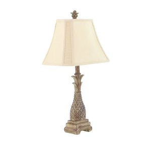 Brown Polystone Coastal Table Lamp (Set of 2) - 14 x 27