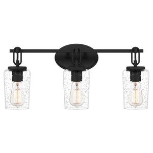 Sura 3-Light Earth Black Vanity Light