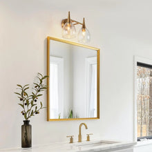 Suvy Modern 3-Light Unique Bathroom Vanity Lights Linear Wall Sconces with Textured Glass