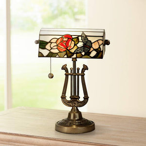 Dale Tiffany Broadview Tiffany-Style Banker's Lamp