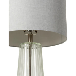 Tamia Clear Modern Transitional Table Lamp - 29"H x 14"W x 14"D